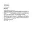 A letter of application