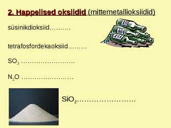 Aineklassid #7