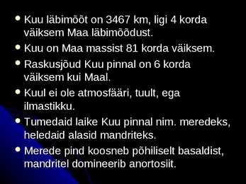Kuu ja kuu faaasid #6