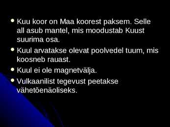 Kuu ja kuu faaasid #7