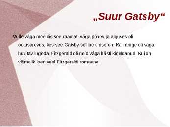 Suur Gatsby #14