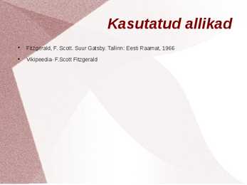 Suur Gatsby #16