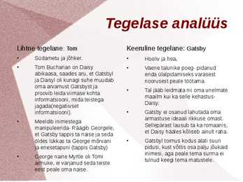 Suur Gatsby #8