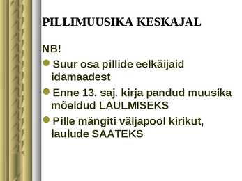 Pillid keskajal #2