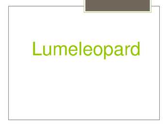 Lumeleopard