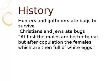 Eating bugs #2