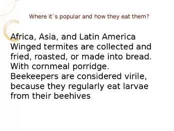 Eating bugs #9