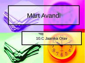 Märt Avandi