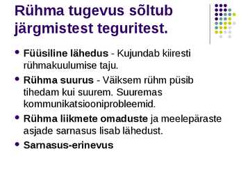 Sotsiaalpsühholoogia #18