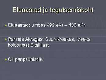Empedokles #3