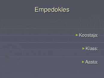 Empedokles