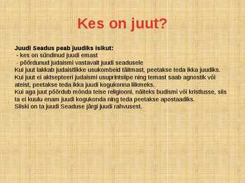 Judaism #4