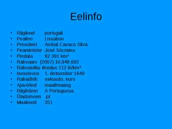 Slaidiesitus-Portugal #2