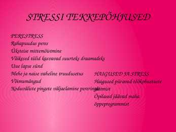 Stress ja Depressioon #9