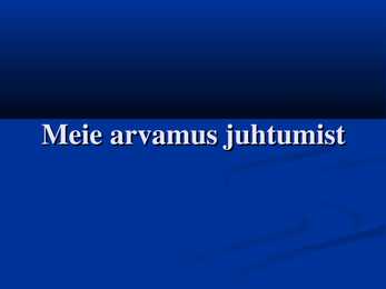 Juhtum inimõiguste rikkumisest #7