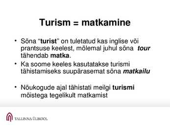 Rekreatsioon ja turism #21