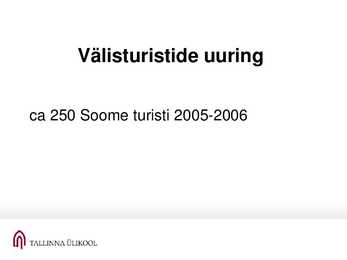 Rekreatsioon ja turism #24