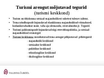Rekreatsioon ja turism #49