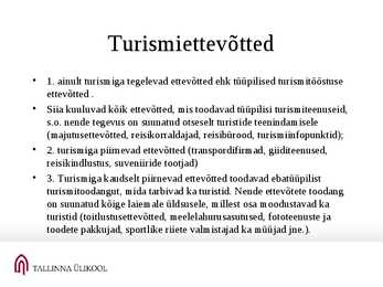 Rekreatsioon ja turism #50