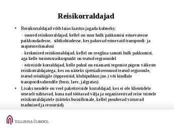 Rekreatsioon ja turism #51