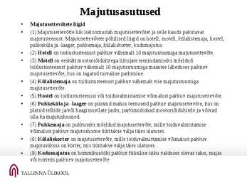 Rekreatsioon ja turism #57