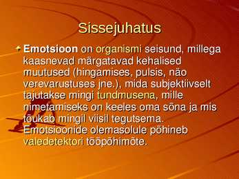 Emotsioonid #2