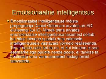 Emotsioonid #11