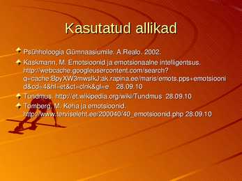 Emotsioonid #16