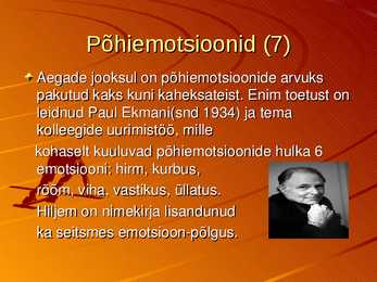 Emotsioonid #7