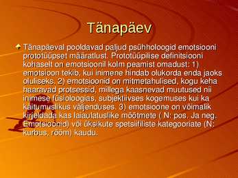 Emotsioonid #8