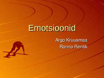 Emotsioonid
