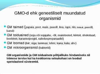 Geenitehnoloogia meetodid #11