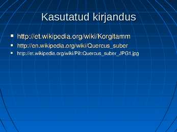 Korgitamm #8
