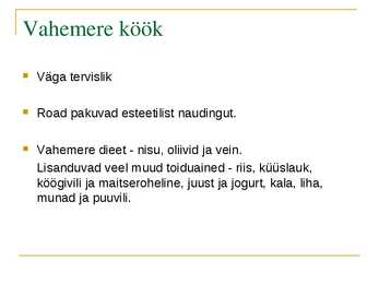 Hispaania rahvusköök #3