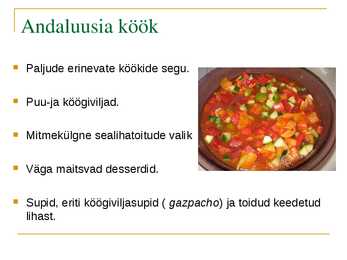 Hispaania rahvusköök #4