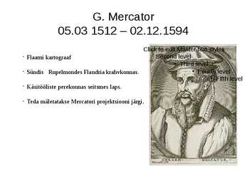 G-Mercator ja tema kaardid #3