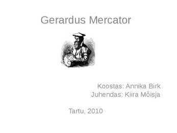 G-Mercator ja tema kaardid