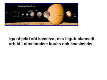 Planeetide kaaslased #2