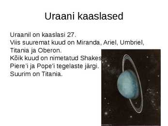 Planeetide kaaslased #35