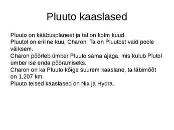Planeetide kaaslased #40