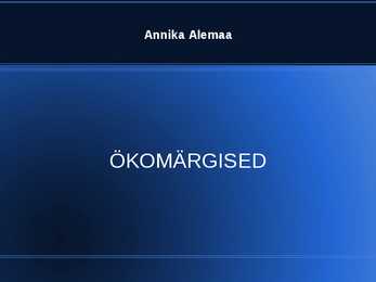 Ökomärgised
