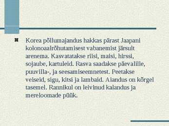 Korea köök #2