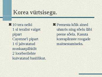 Korea köök #8