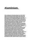 Alumiiniumi referaat