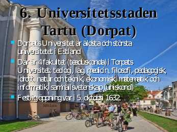 Presentation om Estland #9