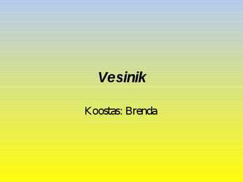 Vesinik