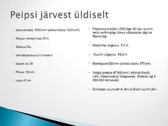 Peipsi järve ökosüsteem #3