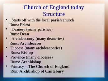 The Church of England #6