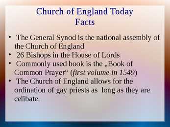 The Church of England #7
