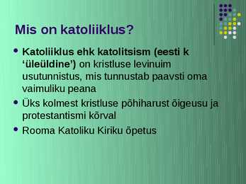 Katoliiklus #2